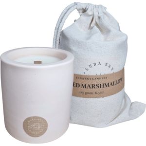 Luna Sky Candles | Soja kaars | Geurkaars | Toasted Marshmallow | Big Flame Candle