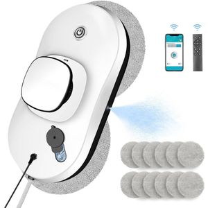 Goodivery® -Magnetische Ramenwasser - Ramenwasser - Magnetische Ramenreiniger - Raamreinigingsrobot met Atomatische Waterstraal - 11,5x29cm - Donker