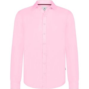 State Of Art Overhemd Linnen Roze - Maat XL - Heren - Overhemden Casual