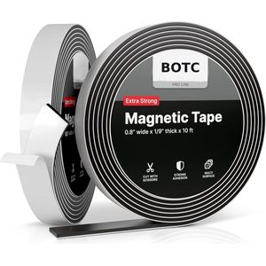 BOTC Magneetstrip zelfklevend - 5m x 2cm - Magneetband met Plakstrip - Magneetband zelfklevend