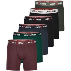 Jack & Jones Heren Boxershorts JACCORP LOGO BOXER BRIEFS 6 6 Pack Veelkleurig XXL