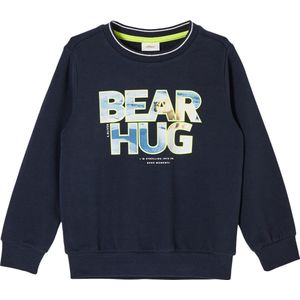 s.Oliver - Sweater - Maat 104/110 - Jongens - 5952 dark blue - onbekend materiaal