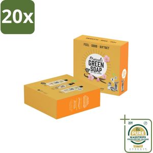 20 x Marcel's Green Soap - Geschenkset - Vanille & Cherry Blossom - Perfect als cadeau - Grootverpakking - Geschenkset - Cadeau - Natuurlijke Verzorging - Duurzaamheid - Handzeep