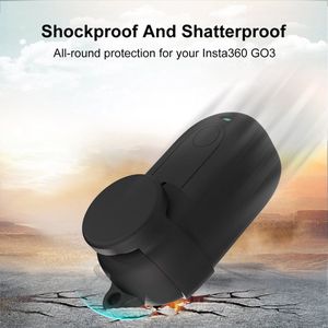 Voor Insta360 GO 3 PULUZ Camera Siliconen Hoesje met Lensdop