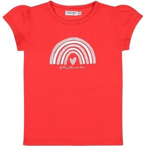 Dirkje Limited Edition T-shirt Bright red - Maat 110
