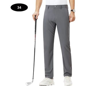 Nivard Golfbroek Heren - Golfkleding - Golfen - Golf Accessoires - Nette Pantalon - Donkergrijs XXS - Maat 42