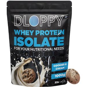 Dloppy Whey Protein Isolate Cookies & Cream