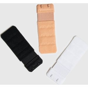 Hunkemöller - BH verlenger - Wit - 2 haaks - 3 stuks