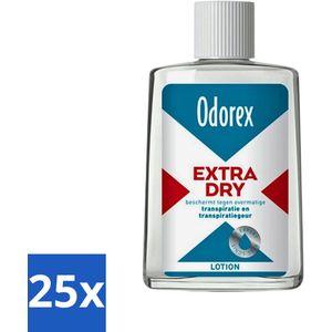 25 x Odorex Extra Dry Lotion 50 ml - Deodorant - Langdurige Bescherming - Frisheid - Zelfverzekerd