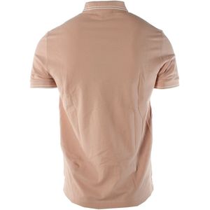 Stone Island - Polo Shirt - Roze - Katoenpiqué - Korte Mouwen