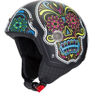 Nzi - Tonup Open Helm - Zwart - Nugema - Lichtgewicht en Comfortabel