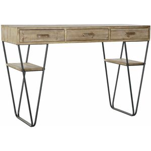Console DKD Home Decor Zwart Metaal Spar (120 x 43 x 78 cm)