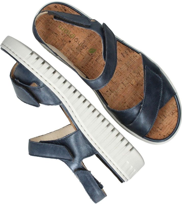 Waldlaufer - 955003 H-Willow - Sandalen - Donkerblauw - Extra Brede Leest