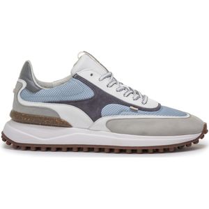 FLORIS VAN BOMMEL HEREN SNEAKERS BLAUW SFM-10207-42-01 NOPPI 37.01-LIGHTBLUE-G½ MAAT 8