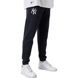 New Era MLB Team New York Yankees Logo Jogger 12893118, Mannen, Marineblauw, Broek, maat: L