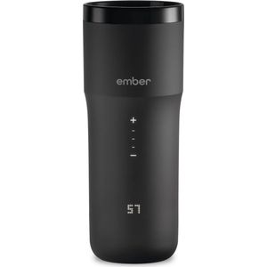 Ember Travel Mug² - Thermosbeker met Instelbare Temperatuur - Koffiebekers To Go - Reismok met Mobiele App - Cadeau voor Koffieliefhebbers - 355 ML - Zwart