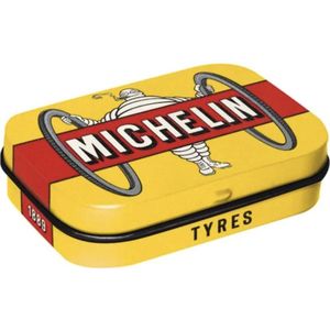 Pepermunt Doosje Michelin - Tyres Bibendum Geel