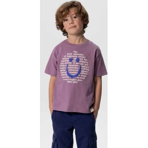 Sissy-Boy - Paars oversized T-shirt met smiley print