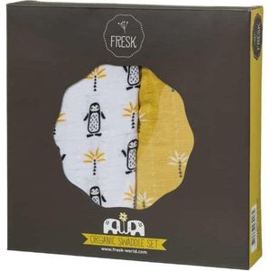 Fresk Inbakerdoek set van 2 - 120x120 Pinguin
