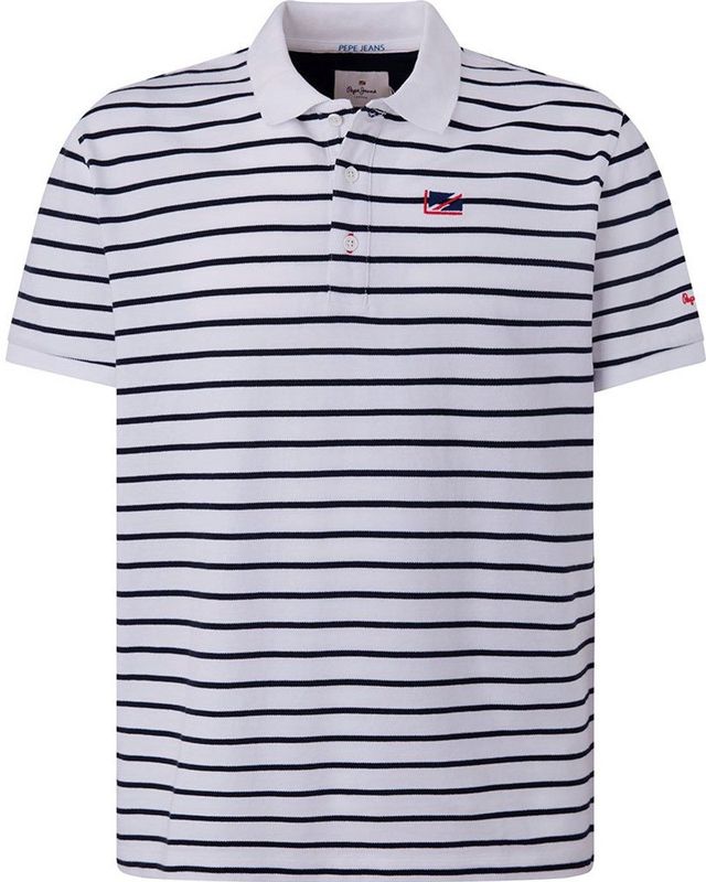 Pepe Jeans Vidal Stripes Korte Mouw Poloshirt