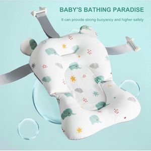 Baby badkussen - Baby badzitje - Bad kussen - Baby bad accessoires - Baby Badmatras - Veiligheid baby kussen voor bad - vriligheidskussen voor in bad - Zachte babykussen