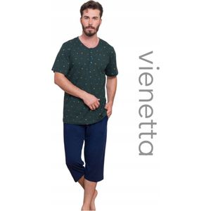 Vienetta | heren pyjama | 100% katoen | grote maten | XL- 4XL | XL