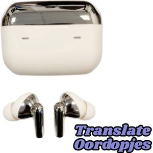 Draadloze Vertaal Oordopjes Met Noise Cancelling - Oordopjes Draadloos - Translate Earbuds - Vertaalcomputer - AI