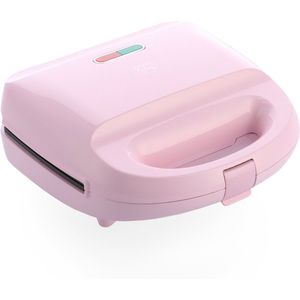 GreenChef - 3-in-1 Panini, wafel en croque machine - verwisselbare platen - roze - PFAS-vrij