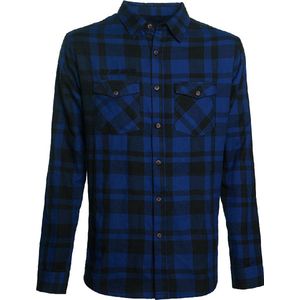 WCC West Coast Choppers Flannel La Bomba Herringbone Blue/Black-2XL