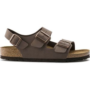 Birkenstock Milano Sandalen Mocha Regular-fit | Bruin | Imitatieleer | Maat 43 | 634501