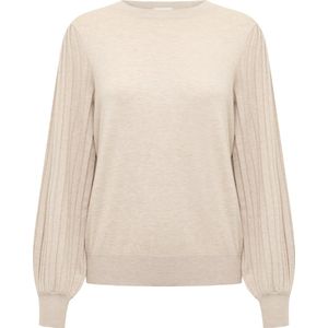 Gebreide Trui - Mélange - Knitwear - Lange Mouwen - Normale Pasvorm