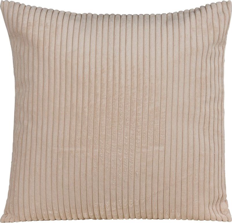 Sierkussen Ribbels - Creme - Polyester