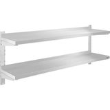 Royal Catering Wandrek - Wandkast - 2 planken - 140 cm