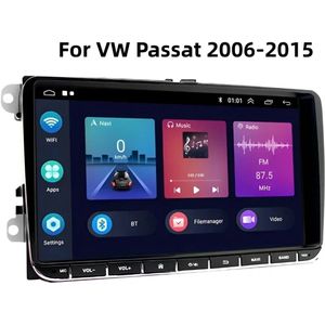 auto navigatiesysteem9 Inch Car Radio Android 11 Draadloze Carplay GPS Navi Backup Camera Pass voor Volkswagen Passat 2006-2015