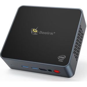Lipa Beelink GK55 8-256 GB SSD Windows 10 mini pc - 256 GB SSD SATA II - Vervangbare SSD schijf - Dual HDMI - Windows 10 Home - USB 3.0 - Portable pc - Dual wifi band - Ook ethernet - Windows 11 compatibel