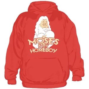 Hybris Moses Is My Homeboy Hoodie SH-3-10913-Poly Red-S