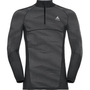 Odlo - Blackcomb Shirt 1/2 Zip - Basislaag - XL - Zwart