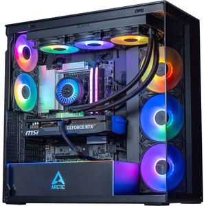 FlowUP Arctic FireStorm - Gaming PC - AMD Ryzen 7 7800X3D - NVIDIA RTX 5080 16GB - 32GB DDR5 RAM - 2TB - Waterkoeling
