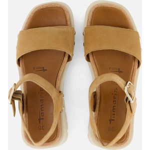 Tamaris Sandalen cognac Leer - Maat 38