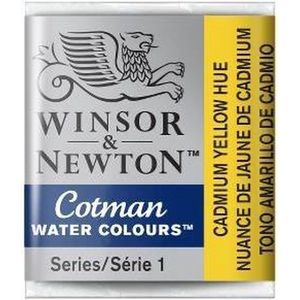 W&N Cotman Aquarelverf Half Napje Cadmium Yellow Hue