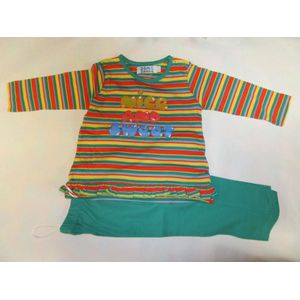 Wiplala - Jen & James - Pyjama - Meisje - Streep - Nice and sweet - 2 jaar 92