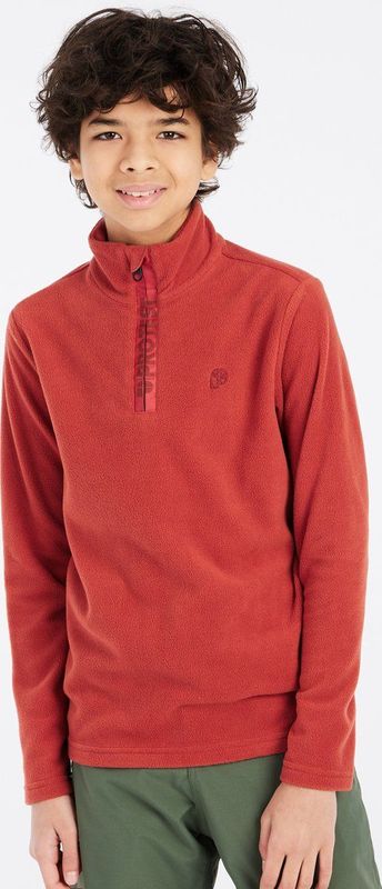 Protest - Perfecty JR - Top - Barn Red - 1/4 Ritssluiting