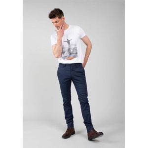 DEELUXE Katoenen chino  MANIA Indigo Blue