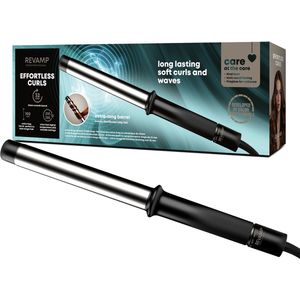 Revamp Extra Lange Krultang 32MM – Krullen – 2 Opzetstukken - 120 tot 210 Graden - Inclusief Hittebestendige Handschoen - TO 1250