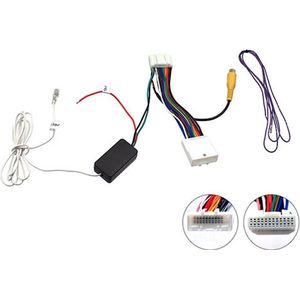 Camera interface Toyota | Deze zogenaamde add on interface/verloop zorgt er voor dat een aftermarket camera kan worden aangesloten op de camera input van de OEM headunitAansluiting d.m.v. een gele video tulp/chinch Headunit:Touch Touch 2