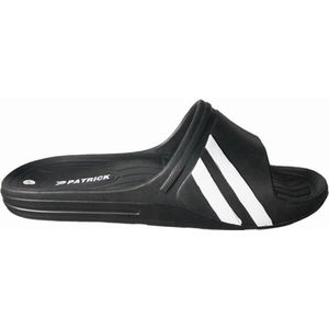 Patrick slippers Ride-010, Zwart/wit, maat 45