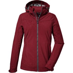 Killtec dames jas - softshell jas - rood - 41280 - maat 42