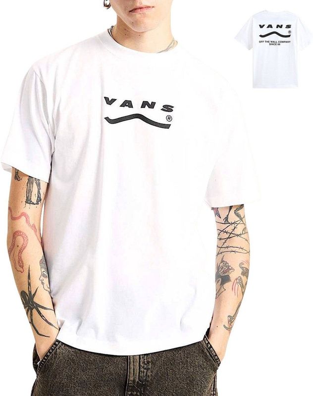 VANS - Determined - T-shirt - Zwart/Wit