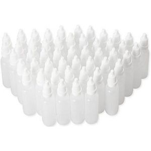 Inovra - Lege plastic druppelaar flessen (10 ml) - 50 stuks - Draagbare oog vloeibare flesjes
