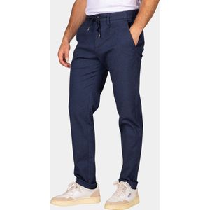 NZA - Donkerblauwe wol look broek - Autumn Navy